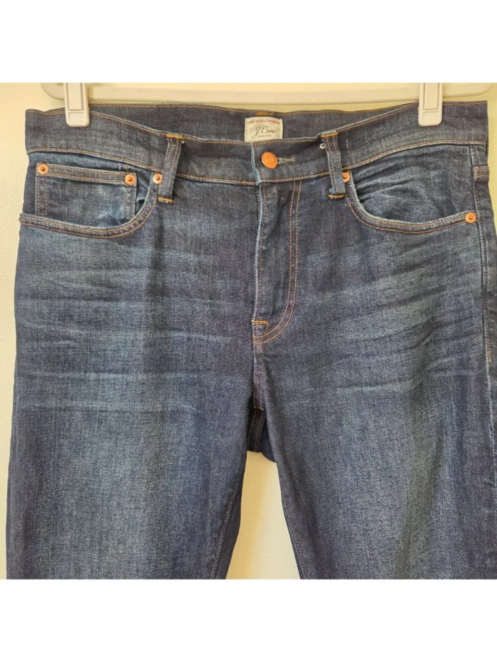 J.Crew Men's Slim 484 Kurabo Fabric Dark Denim Jeans 33x32